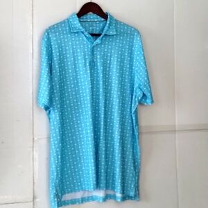 Johnnie -O blue golf polo shirt Size XL soft comfy casual preppy chic sporty